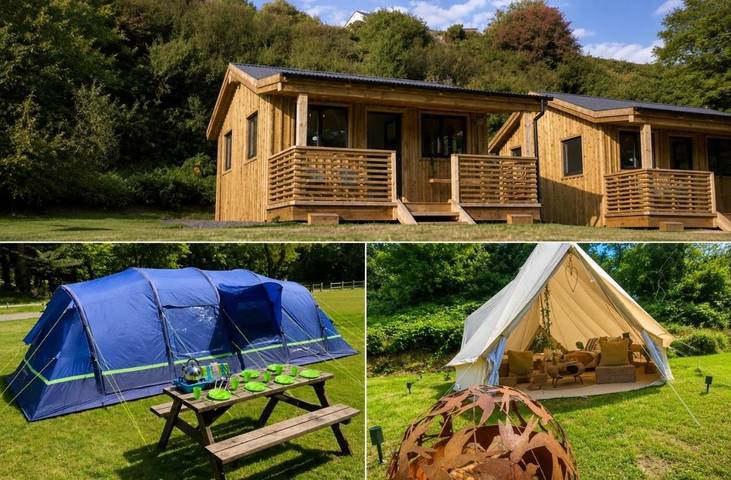 Glamping for 6 people, with Garden in Isle of Man