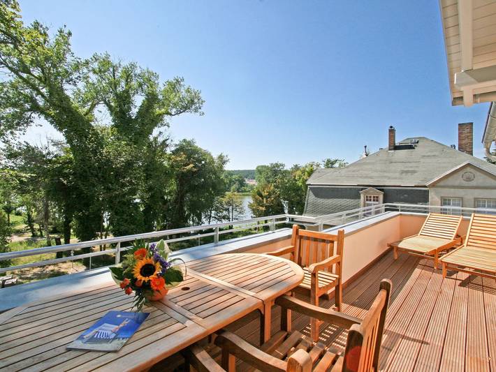 Ferienwohnung für 3 Personen, mit Balkon und Terrasse sowie Seeblick in Bansin - 2