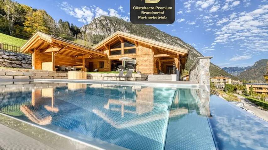 Hütte für 6 Personen, mit Garten und Terrasse sowie Pool in Brand