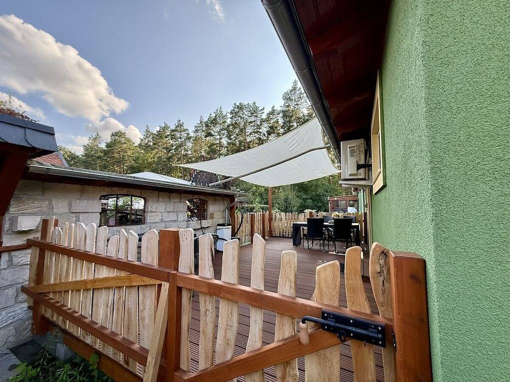 Ferienhaus am See in Plessa, Naturpark niederlausitzer heidelandschaft (Brandenburg)