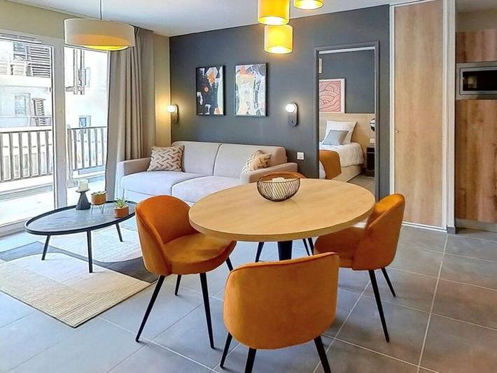 Appartement entier, Résidence Odalys Collection Le Mont d'Auron - Appartement 6 personnes - 2 pièces cabine 6 pers. in Auron, Saint-Étienne-de-Tinée