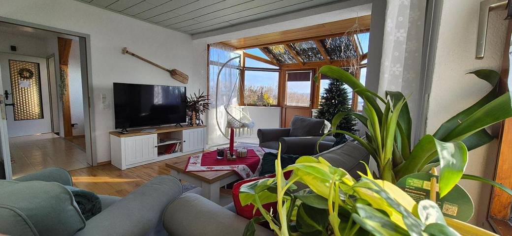 Ferienwohnung für 3 Personen, mit Terrasse und Garten sowie Ausblick in Furth im Wald