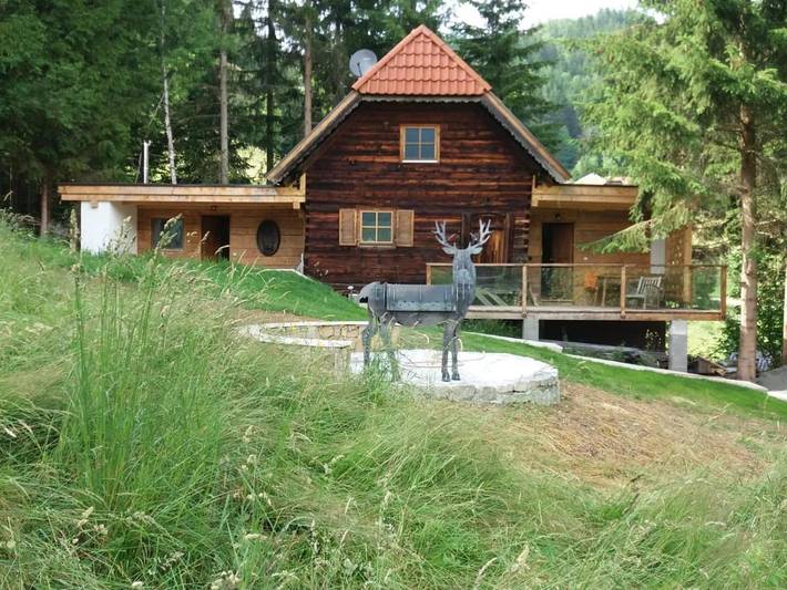 Ferienhaus für 4 Personen, mit Terrasse und Garten sowie Sauna und Ausblick