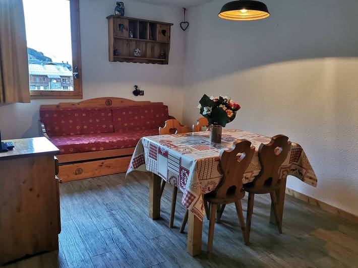Appartement de vacances entier, La Clairière 33 - Joli studio divisible, calme, classé 2 étoiles in Valmorel, Les Avanchers-Valmorel