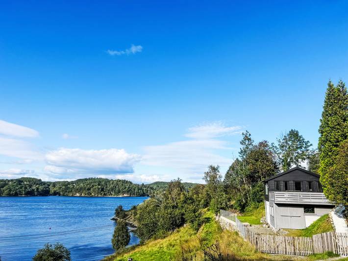 Ferienhaus für 6 Personen, mit Terrasse und Garten auf Tysnes