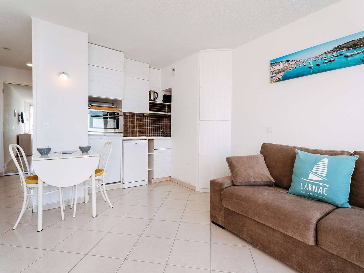 Studio entier, Studio à Carnac - 22m² - Face à la plage - Balcon - Parking privé in Carnac Plage, Carnac