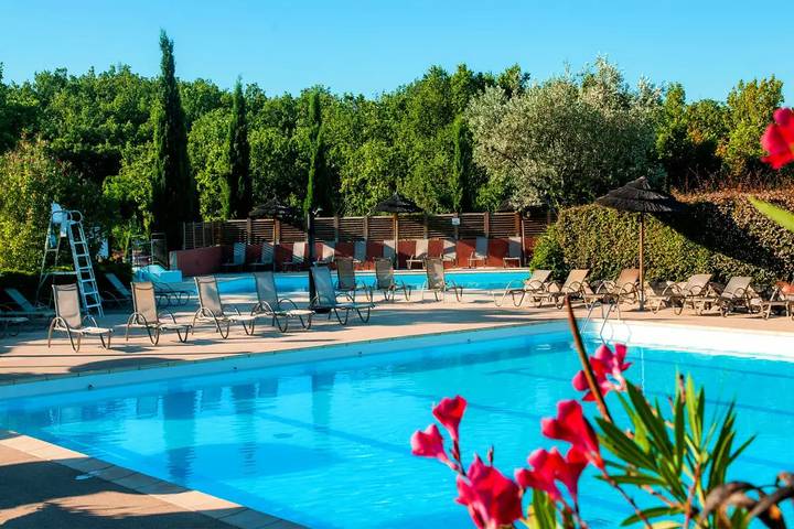 Mobil home pour 6 personnes, avec piscine et terrasse à Lagorce - 3