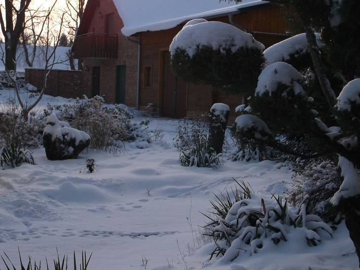Ferienwohnung für 2 Personen, mit Balkon/Terrasse und Terrasse sowie Garten und Sauna in Burg (Spreewald)