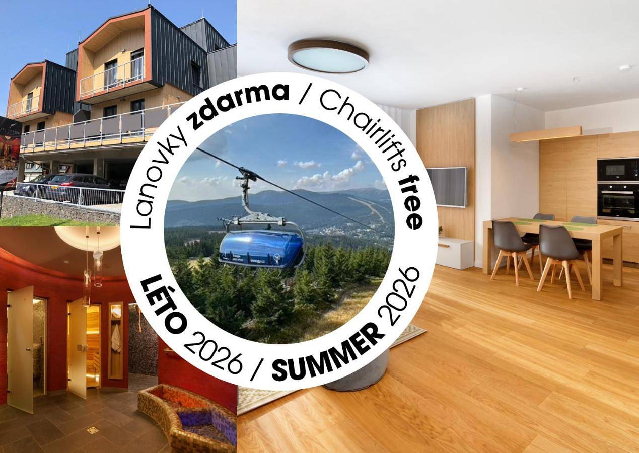 Cały apartament, Aparthotel Residence Grand Špindlerův Mlýn in Szpindlerowy Młyn, Trutnov region