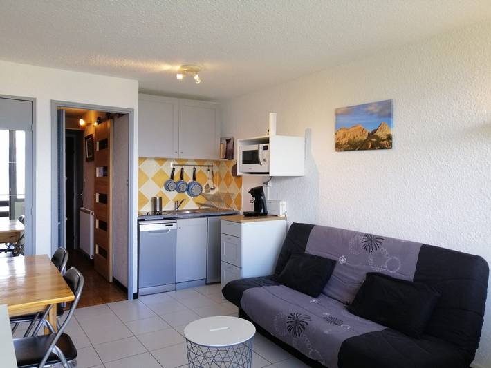 Studio pour 4 personnes, animaux acceptés
