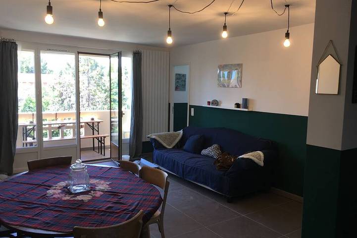 Gîte pour 6 personnes, avec balcon et jardin, animaux acceptés dans La Grande Plage (La Ciotat)