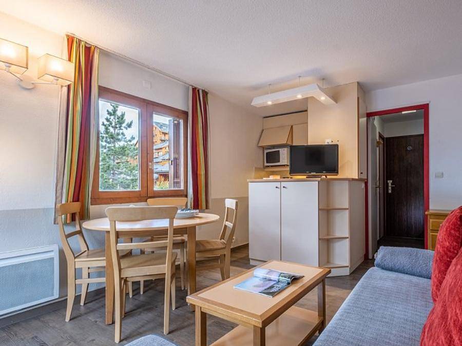 Pierre & Vacances Résidence Les Ravines - Studio 4 personen - Studio 4 Personen - 1 Schlafbereich - Bergblick in Méribel, Les Allues