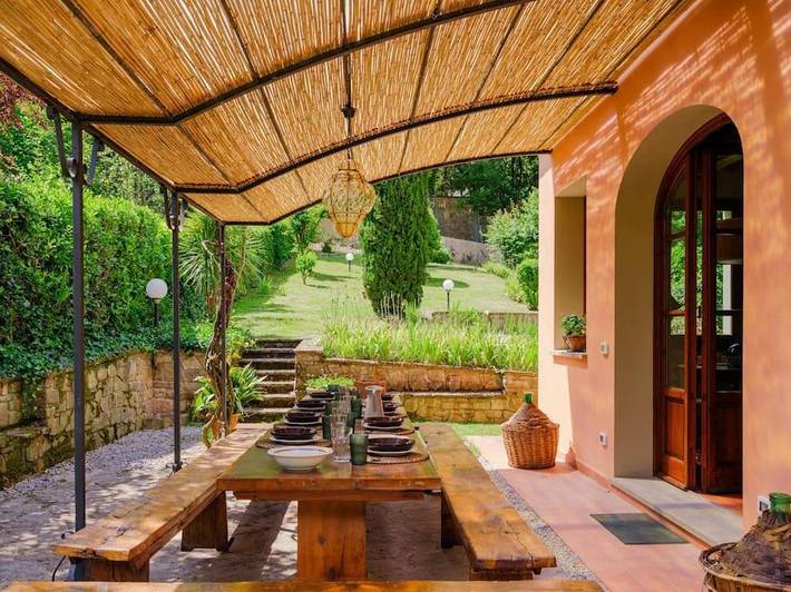 Villa pour 7 personnes, avec jardin ainsi que terrasse et vue, animaux acceptés à Florence - 3