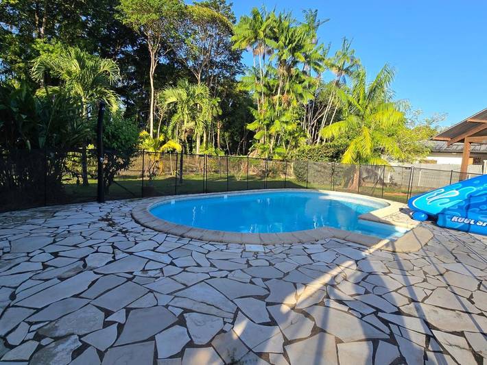 Maison de vacances pour 4 personnes, avec vue ainsi que piscine et jardin