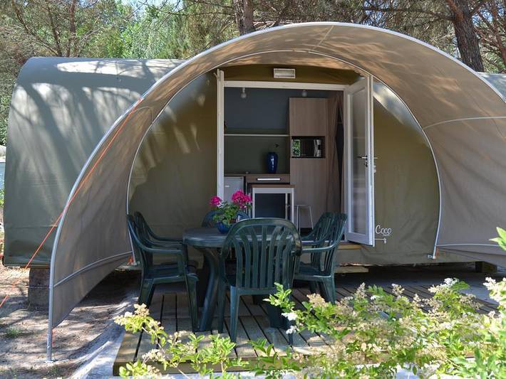 Camping Punta Navaccia  - Tenda 4 persone - Coco Sweet - senza servizi igienici in Tuoro sul Trasimeno, Lago Trasimeno