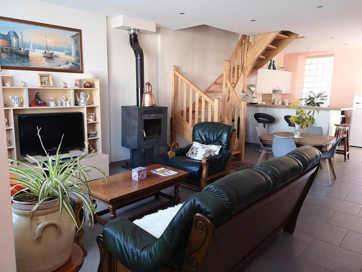 Maison de vacances pour 4 personnes, avec jardin et vue, animaux acceptés