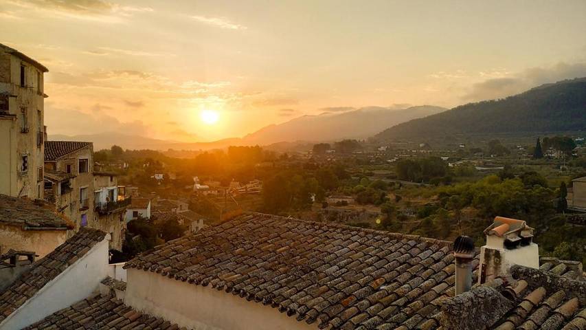 Casa de vacaciones para 6 personas, con vistas y terraza, Se admiten mascotas en Vall D'albaida - 2