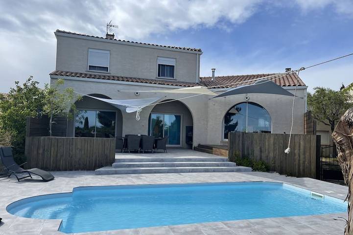 Ferienhaus für 8 Personen, mit Terrasse und Garten in Leucate