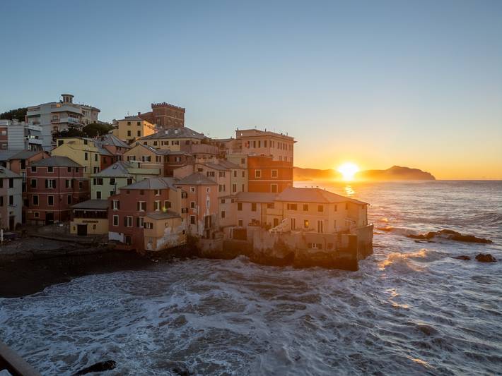 Appartamento vacanze per 4 persone, con Panorama a Genoa