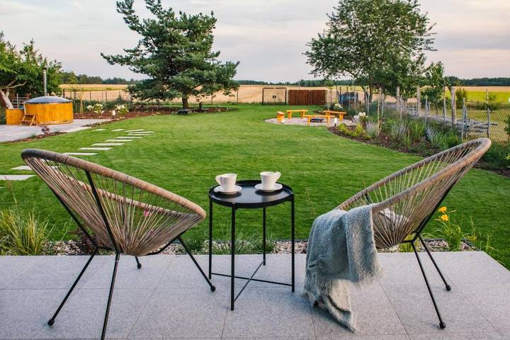 Ferienhaus für 9 Personen, mit Ausblick und Sauna sowie Garten, mit Haustier - 1