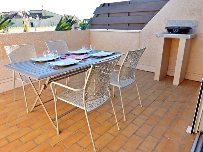 Ferienwohnung für 4 Personen, mit Terrasse in Marseillan