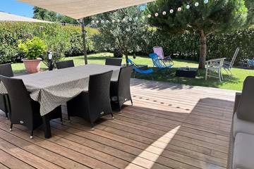 Gîte pour 8 personnes, avec terrasse et jardin, animaux acceptés à Angresse