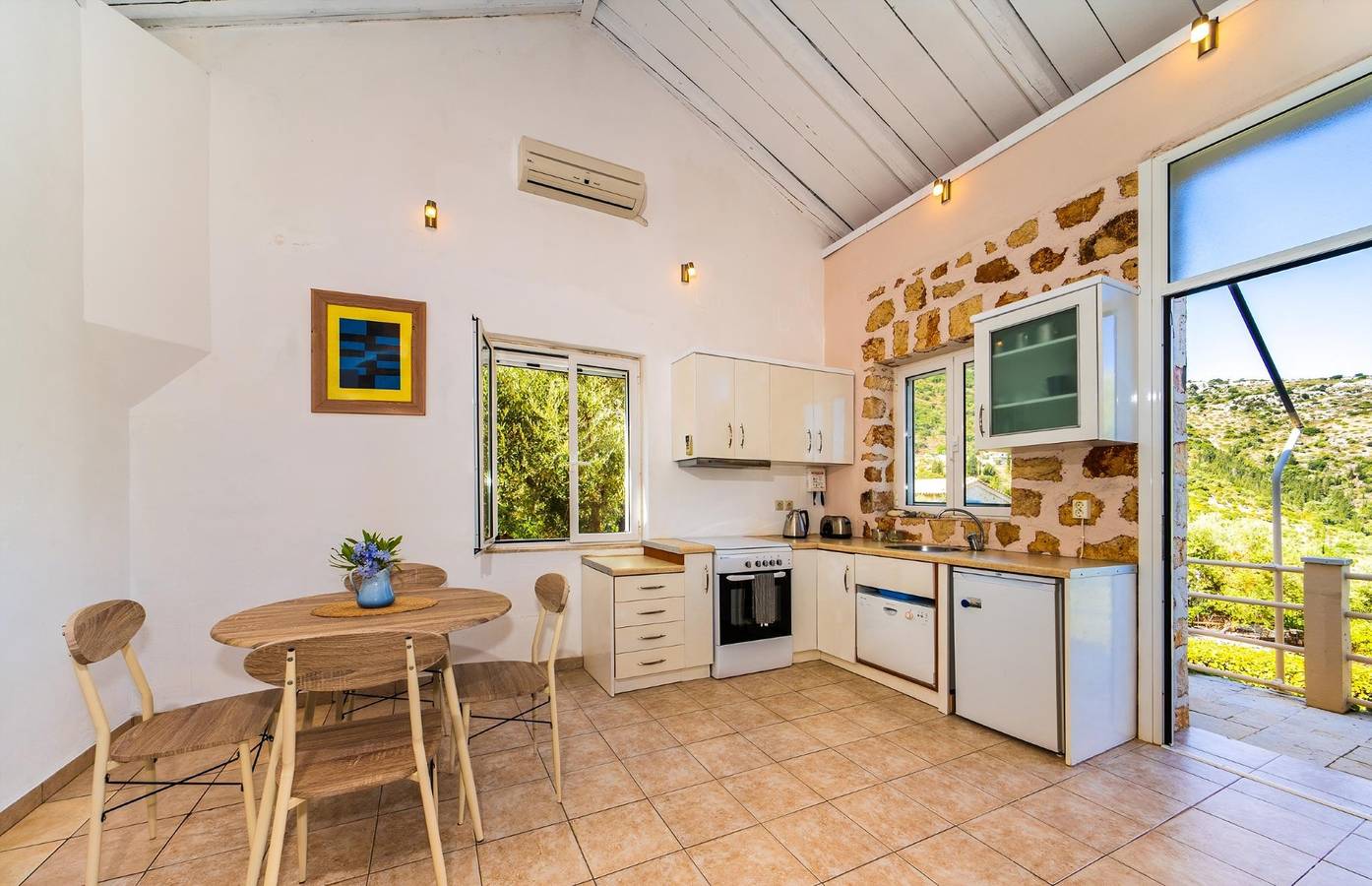 Romantic Cottage with Private Pool and Garden near Vathy and Dexa Beach in Vathy, Greece