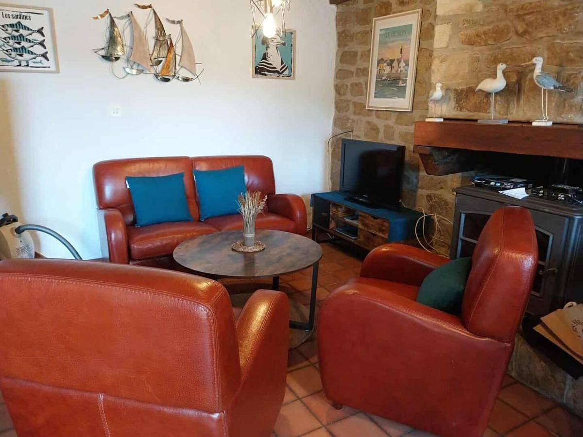 Maison de pêcheur vue mer in Roscanvel, Région de Châteaulin