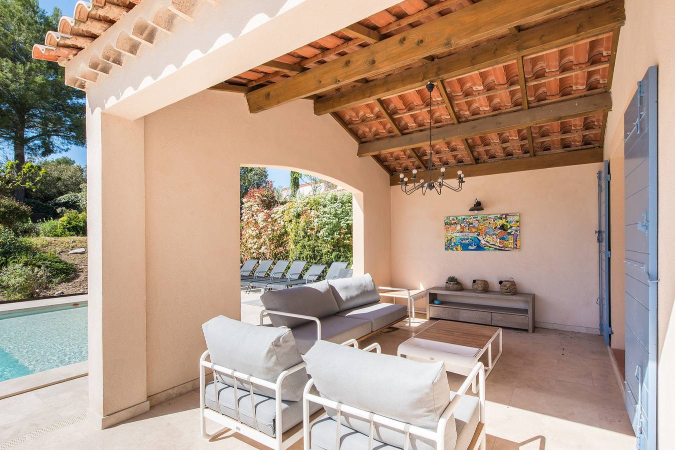 Gîte pour 8 personnes avec piscine in Saumane-de-Vaucluse, Vaucluse