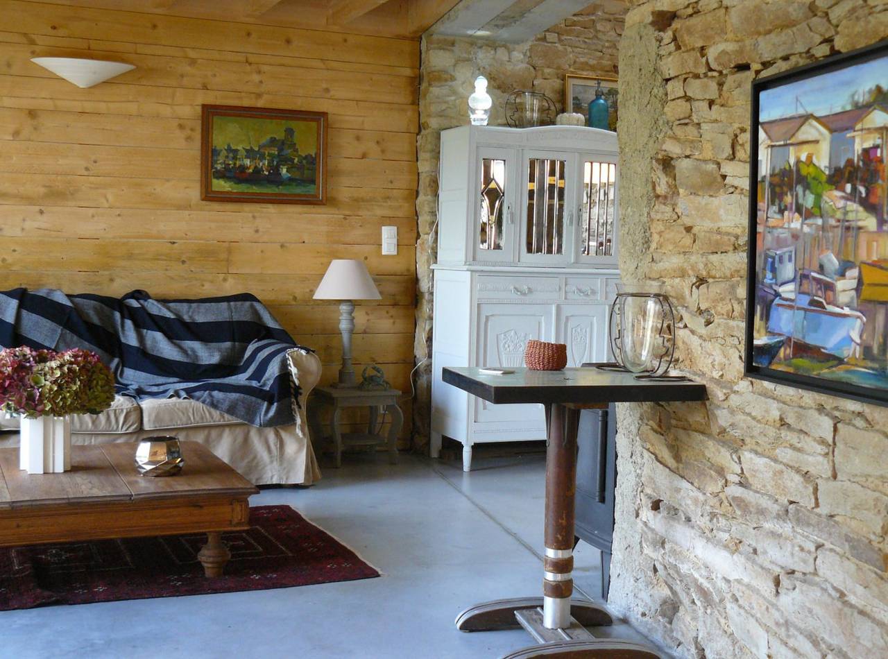 Le Chalet de Baden de 2 à 8 personnes in Baden (France), Côte des Mégalithes