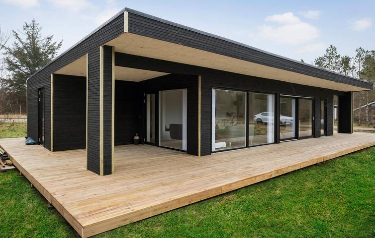 Ferieudlejning for 6 personer, med terrasse i Fjerritslev