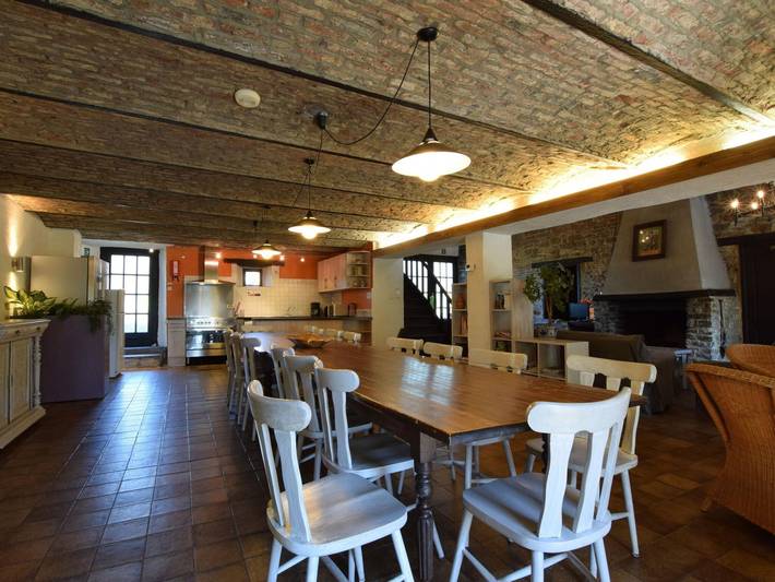 Maison de vacances pour 16 personnes, avec Terrasse ainsi que Jardin et Sauna à Gouvy