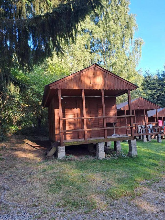Camping voor 4 personen, met Terras en Uitzicht in Zuid-Bohemen
