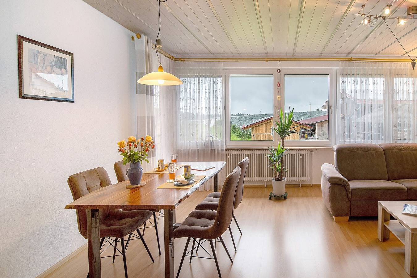 Apartamento entero, Ferienwohnung 'Die Hiemers' mit Bergblick, Gemeinschaftsgarten und Wlan in Kressbronn, Region Bodensee-Oberschwaben
