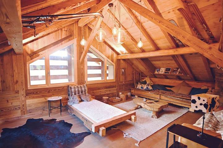 Agritourisme pour 14 personnes, avec balcon à La Clusaz