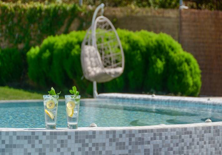 Villa für 10 Personen, mit Garten und Terrasse sowie Meerblick und Pool auf Naxos - 4