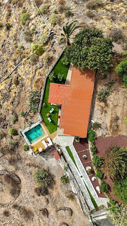 Location de vacances pour 4 personnes, avec jardin ainsi que piscine et vue, animaux acceptés à Alcalá - 4