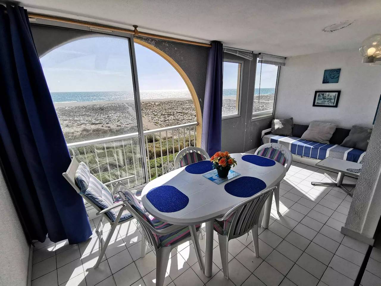 Appartement entier, Appartement deux pièces pour 4 personnes avec très belle vue sur mer. Réf: 1Cop_825H in Port Leucate, Leucate