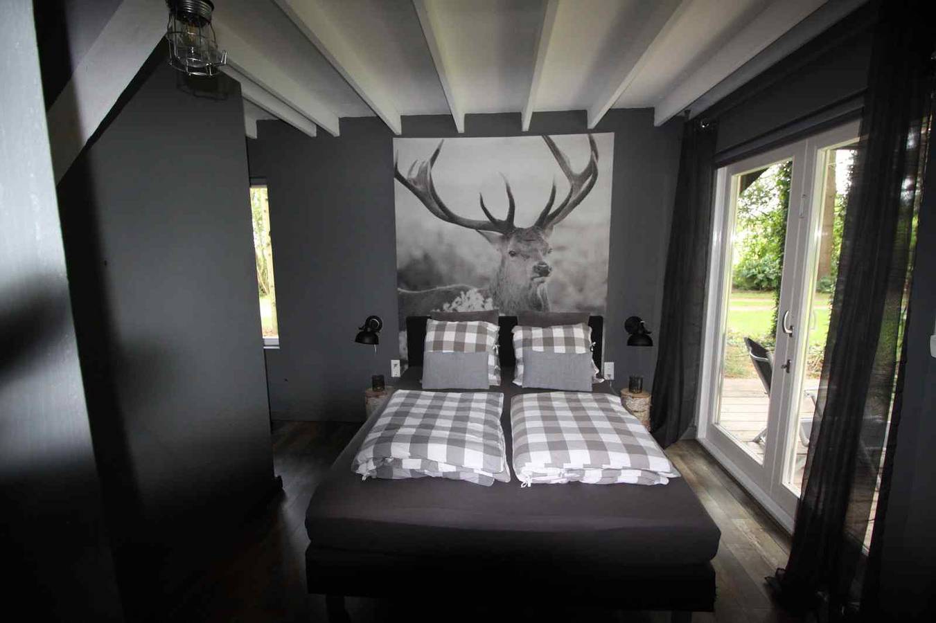 Prachtig 4 persoons vakantiehuis tussen de bomen met weids uitzicht in Erica, Drenthe in Drenthe