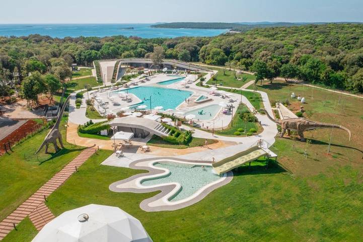 Ferienpark für 5 Personen, mit Whirlpool und Terrasse sowie Garten und Pool in Istrien