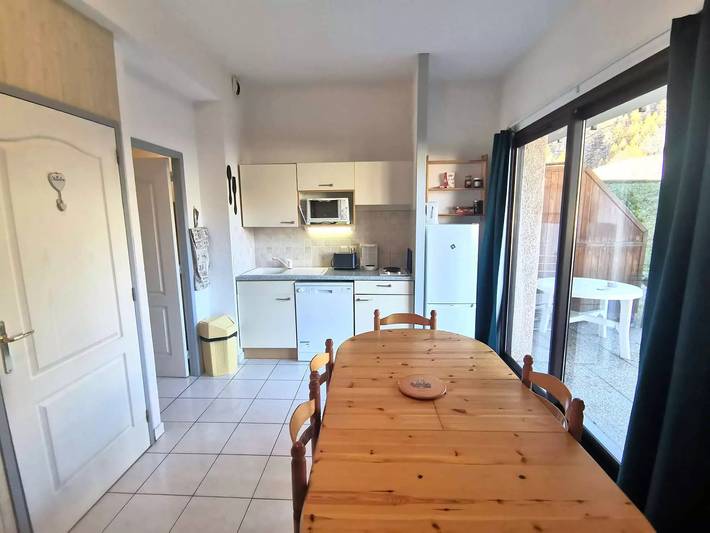 Ganze Wohnung, T2 für 6 Personen in Réallon im Erdgeschoss Chab8 in Réallon, Nationalpark Écrins