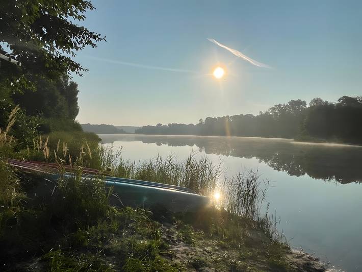 Maison de vacances pour 4 personnes, avec vue sur le lac et jardin en Allemagne