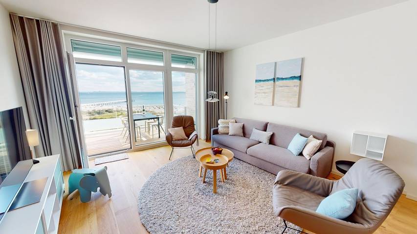 Ferienwohnung für 4 Personen, mit Balkon und Garten in Pelzerhaken Strand, Pelzerhaken