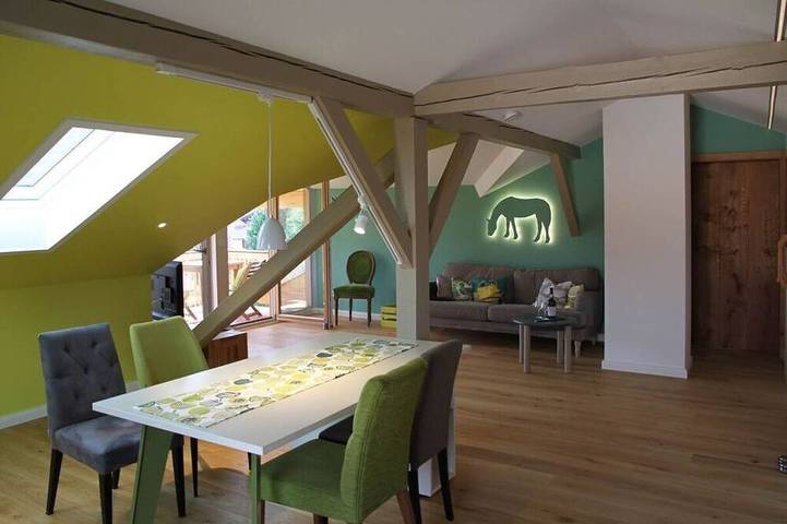 Ferienhaus für 3 Personen, mit Balkon und Sauna