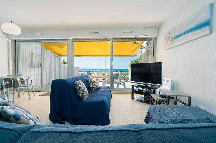Location de vacances pour 6 personnes, avec jardin dans Plage de Carnon