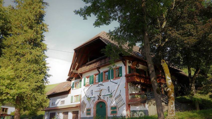 Bauernhof für 4 Personen, mit Balkon/Terrasse und Terrasse in Oberharmersbach
