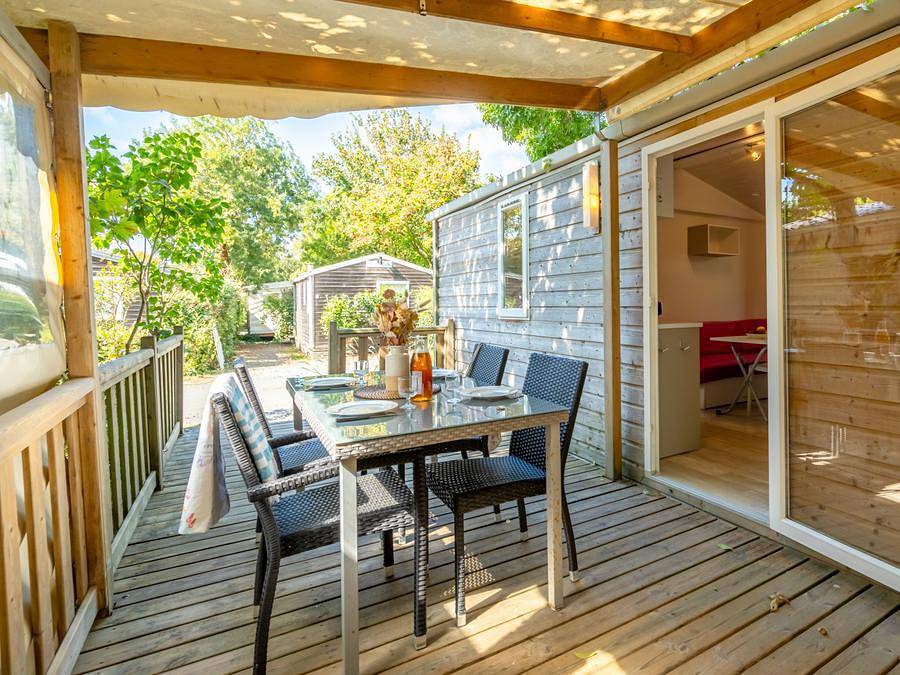 Camping Paradis Au port de l'houmeau. - Mobilhome 4 personnes - 2 Chambres - 4 Personnes - Argent in L'Houmeau, Région de La Rochelle