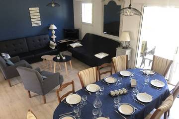 Location de vacances pour 10 personnes, avec jardin et terrasse dans Chaumes-en-Retz