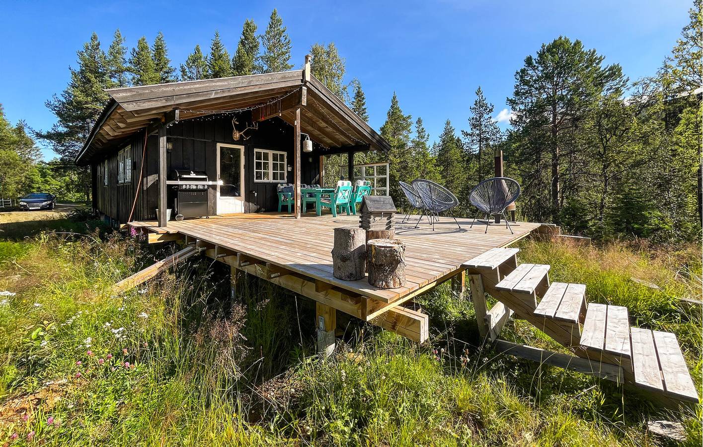 Ferienhaus für 9 Personen mit Garten in Vinje