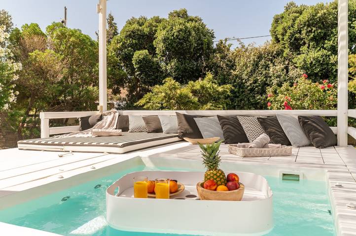 Location de vacances pour 4 personnes, avec jacuzzi et jardin, animaux acceptés dans Andros - 2